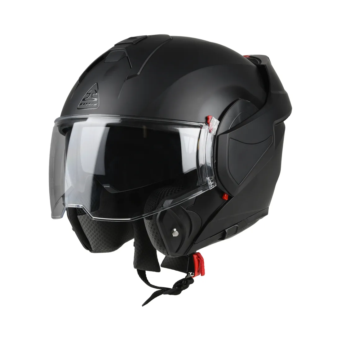 bayard motorcycle helmets XP-77 S Phoenix Modular Helmet Flat Black Bayard Helmet Chin Mounts for