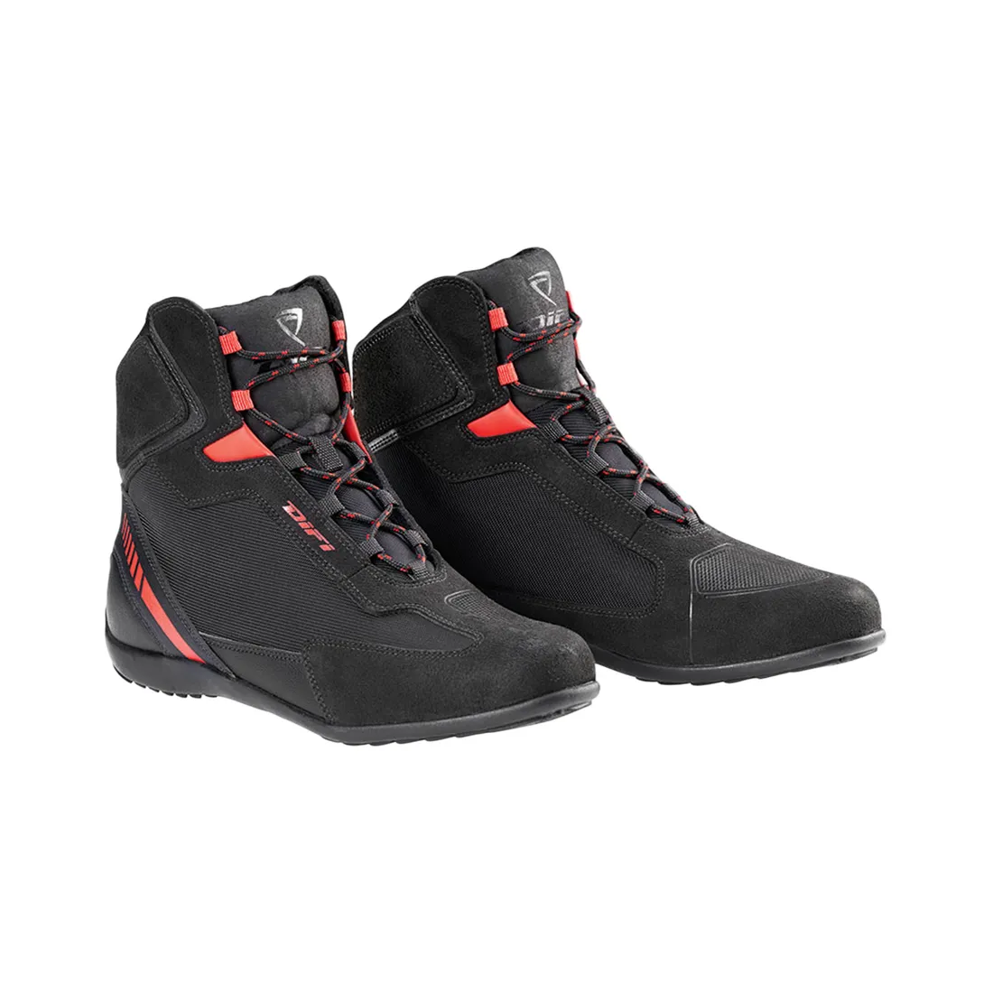 Botas Difi Miles Negro Rojo